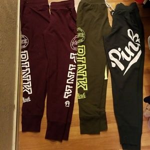 Pink Victoria's secret capris